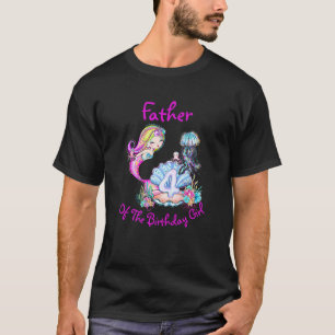 Mermaid 4. Geburtstag Bearbeiten ändern Name Text T-Shirt