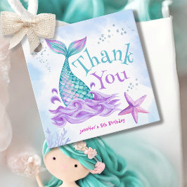 Mermaid 5. Geburtstag Tauchen in fünf Geschenkanhänger