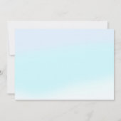 Mermaid 6. Geburtstag Splish Splash Party Foto Einladung (Rückseite)