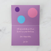 Mermaid 8. Geburtstagskarte für Tochter Karte (Innenseite)