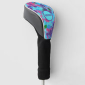 Mermaid Abstrakt Spritzer Golf Headcover (angewinkelt)