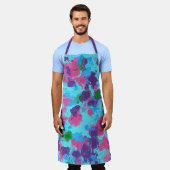 Mermaid Abstrakt Spritzer Schürze (Getragen)