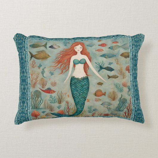 Mermaid Accent Pillow Dekokissen (Vorderseite)