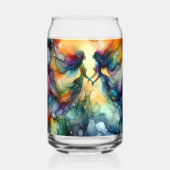 Mermaid Alcohol Ink Dosenglas (Vorderseite)