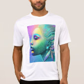 Mermaid Alien Science Fiction T - Shirt (Vorderseite)
