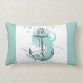 Mermaid Anchor Lumbar Pillow Lendenkissen