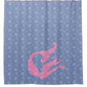 Mermaid and Bubbles Duschvorhang (Vorderseite)