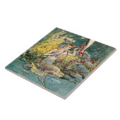 "Mermaid and Harp" von Charles Folkard Fliese (Seite)