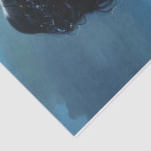 Mermaid and the Full Moon Tissue Paper Seidenpapier (Detail)