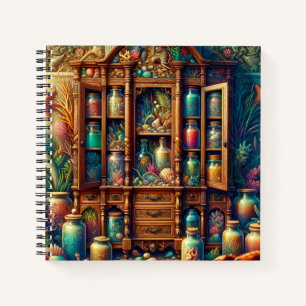 Mermaid Apothecary – Verzauberter Ozeanschrank Notizblock
