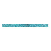 Mermaid Aqua Glitz Glitzer Ripsband (Vorderseite)