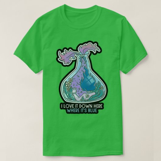 Mermaid Aquarium T-Shirt (Design vorne)
