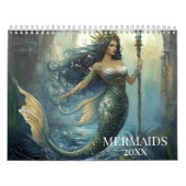 Mermaid Art any Year Fantasy Calendar Kalender (Titelbild)