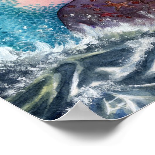 Mermaid Art Poster - Bring mir Tipps (Ecke)