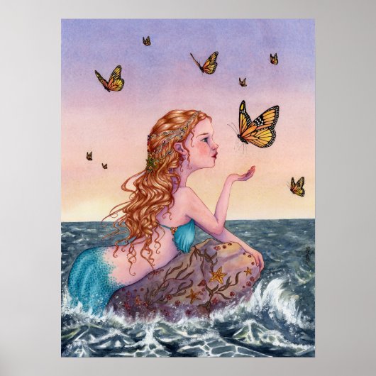 Mermaid Art Poster - Bring mir Tipps (Vorne)