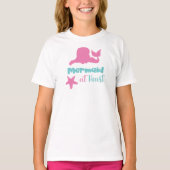 Mermaid At Heart, Mermaid Schwanz, Meerjungfrau Si T-Shirt (Vorderseite)