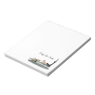 Mermaid auf Boat Dock Notepad Notizblock