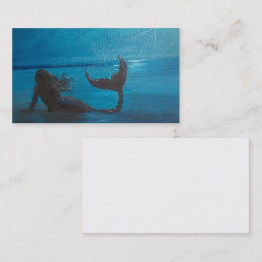 Mermaid auf Shore Visitenkarte (Vorne/Hinten)