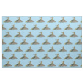 Mermaid auf Steinen Stoff (Fat Quarter (45,7 x 55,9 cm))