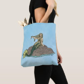 Mermaid auf Steinen Tasche (Von Nahem)