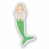 Mermaid Aufkleber (Vorderseite)