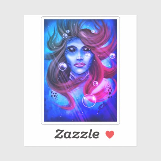 Mermaid Aufkleber (Blatt)