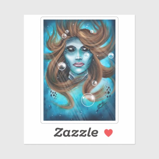 Mermaid Aufkleber (Blatt)