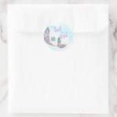 Mermaid Aufkleber Glitzer, Brautparty, Danke (Tasche)