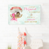 Mermaid Baby Clam Muschel Tiara African American Banner (Insitu)