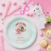 Mermaid Baby Clam Muschel Tiara African American Pappteller (Party)