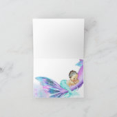 Mermaid Baby Dusche Dankeskarte (Innenseite)
