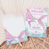 Mermaid Baby Dusche Einladung