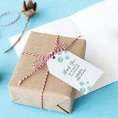 Mermaid Baby Dusche farbenfrohe Qualle Wasserfarbe Geschenkanhänger