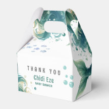 Mermaid Baby Dusche farbenfrohe Qualle Wasserfarbe