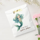 Mermaid Baby Dusche farbenfrohe Qualle Wasserfarbe Geschenktütchen (Versiegelt)