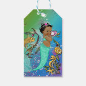 Mermaid Baby Dusche Geschenkanhänger (Vorderseite)