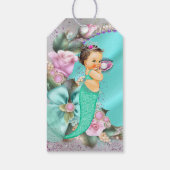 Mermaid Baby Dusche Geschenkanhänger (Rückseite)