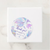 Mermaid Baby Dusche Round Fevor Tag Geschenkanhänger (Beispiel)