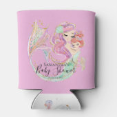 Mermaid Baby Dusche Sweet Little Mermaid Dosenkühler (Rückseite)