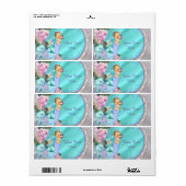 Mermaid Baby Dusche Wasserflasche (Vorne)