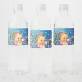 Mermaid Baby Dusche Wasserflaschen Etiketten (Flaschen)