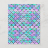 Mermaid Baby Duschgel Wasserfarbe Spiel Name Spiel (Rückseite)