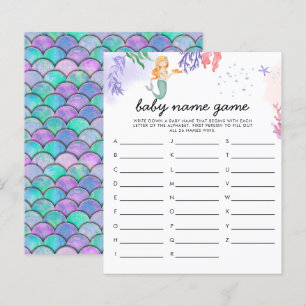 Mermaid Baby Duschgel Wasserfarbe Spiel Name Spiel