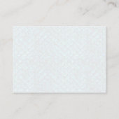 Mermaid Baby Shower Diaper Packkarten Begleitkarte (Rückseite)