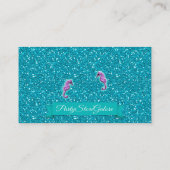 Mermaid Baby Shower Diaper Raffle Tickets #136 Begleitkarte (Rückseite)