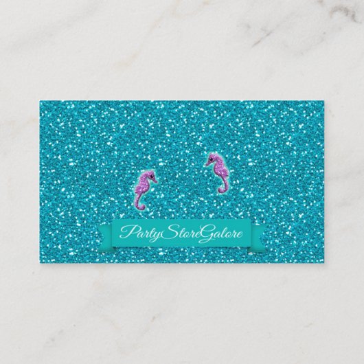 Mermaid Baby Shower Diaper Raffle Tickets #136 Begleitkarte (Rückseite)