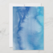 Mermaid Baby Shower Einladung (Rückseite)