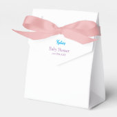 Mermaid Baby Shower Einladung Geschenkschachtel (Vorderseite)