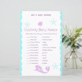 Mermaid Baby Shower Game (Stehend Vorderseite)