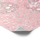 Mermaid Baby Shower Geburtstag Begrüßungszeichen M Poster (Ecke)